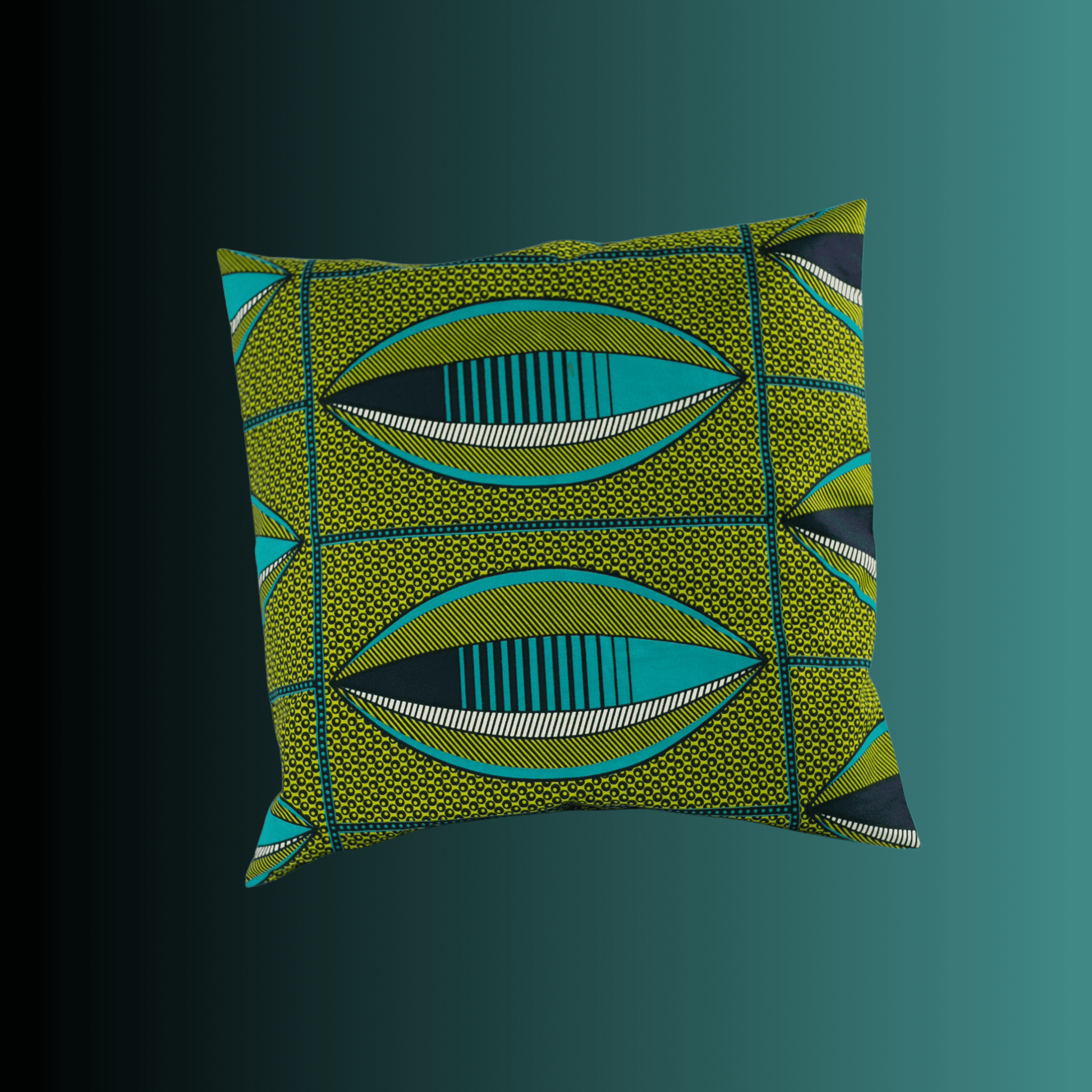 African Print Cushion Cover