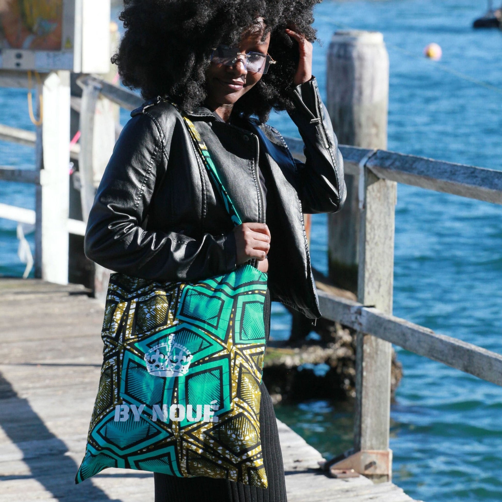 African Print Tote Bag