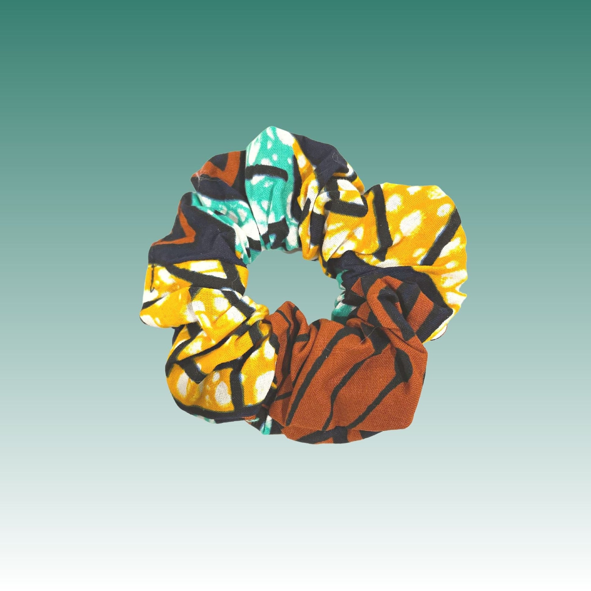 african print scrunchie