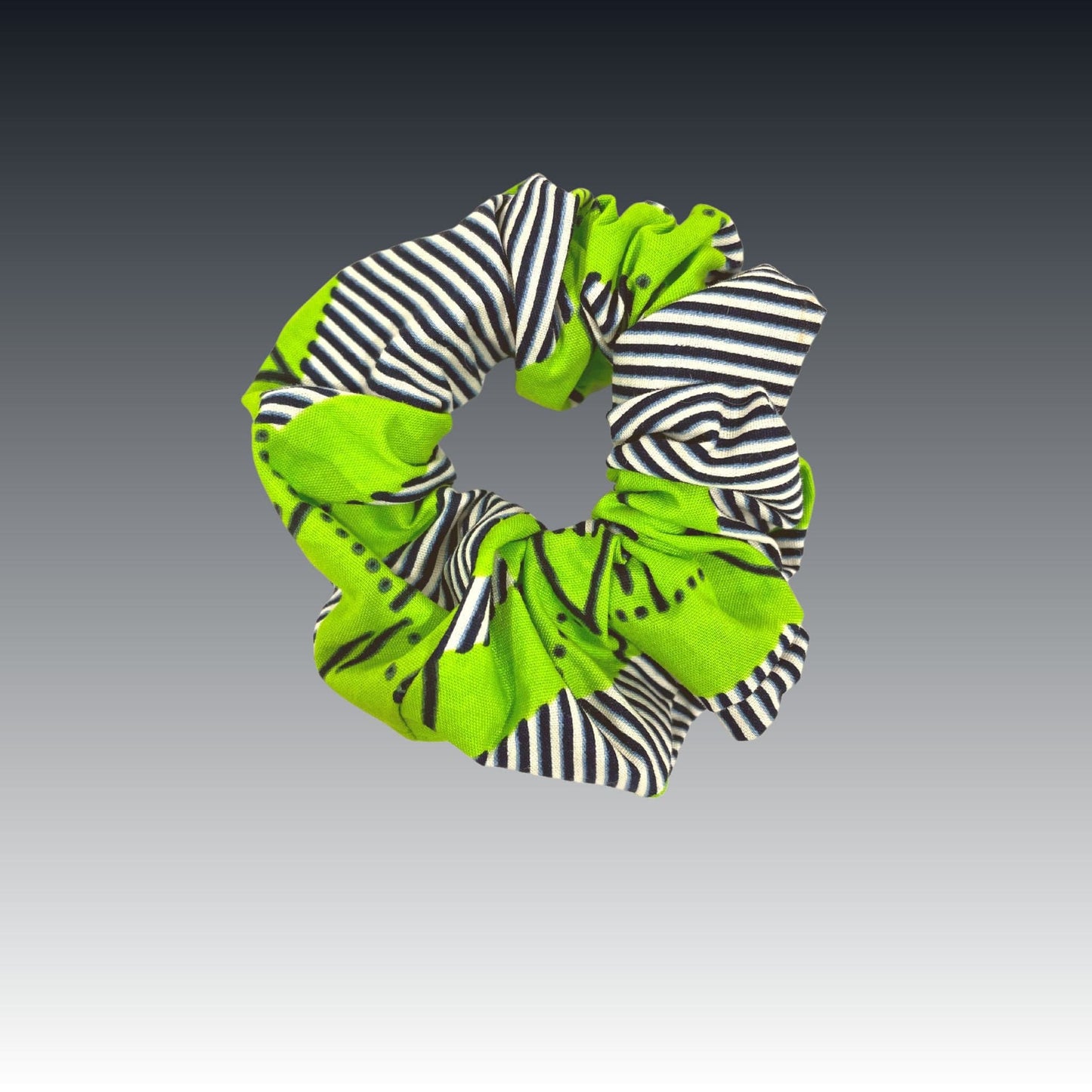 african print scrunchie