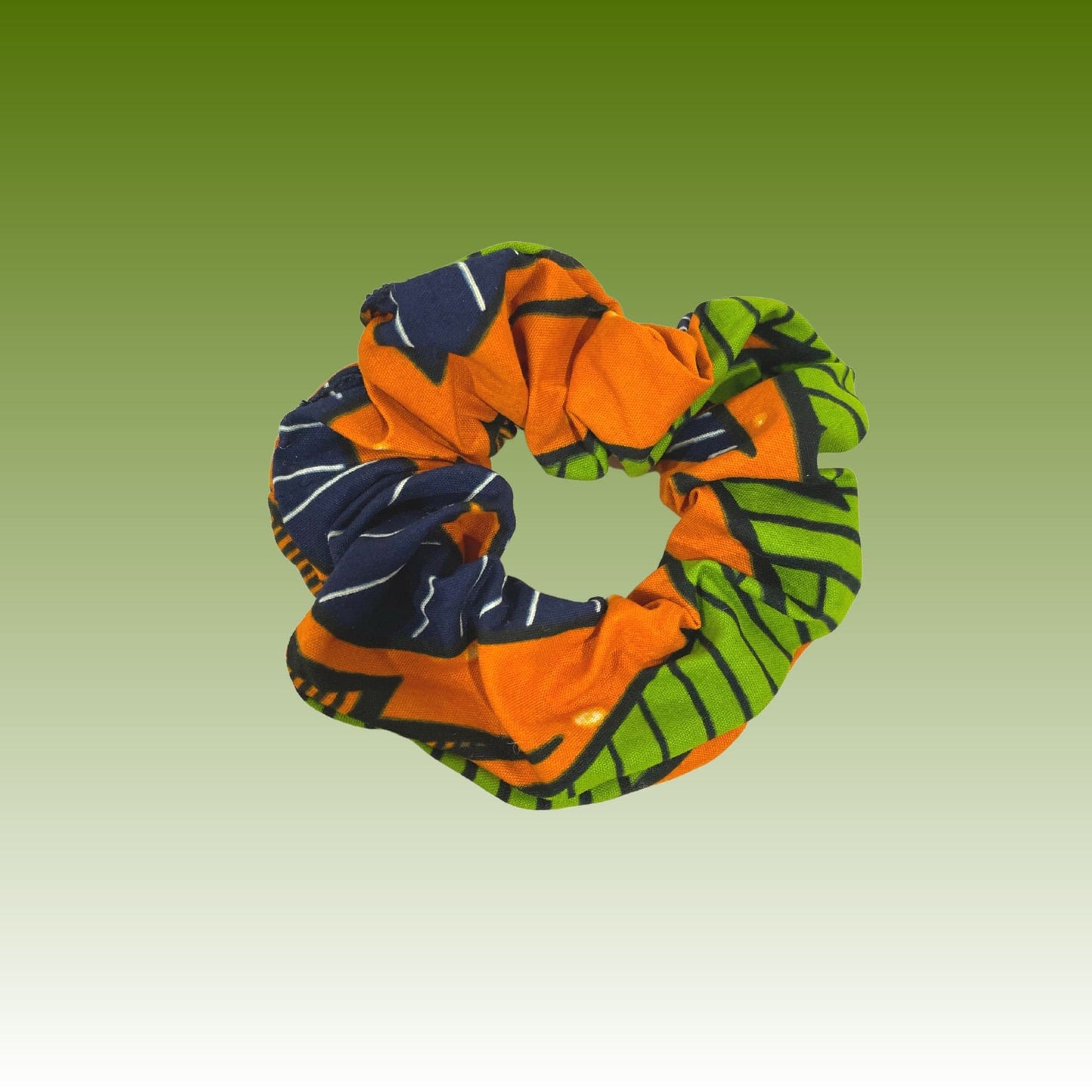 african print scrunchie