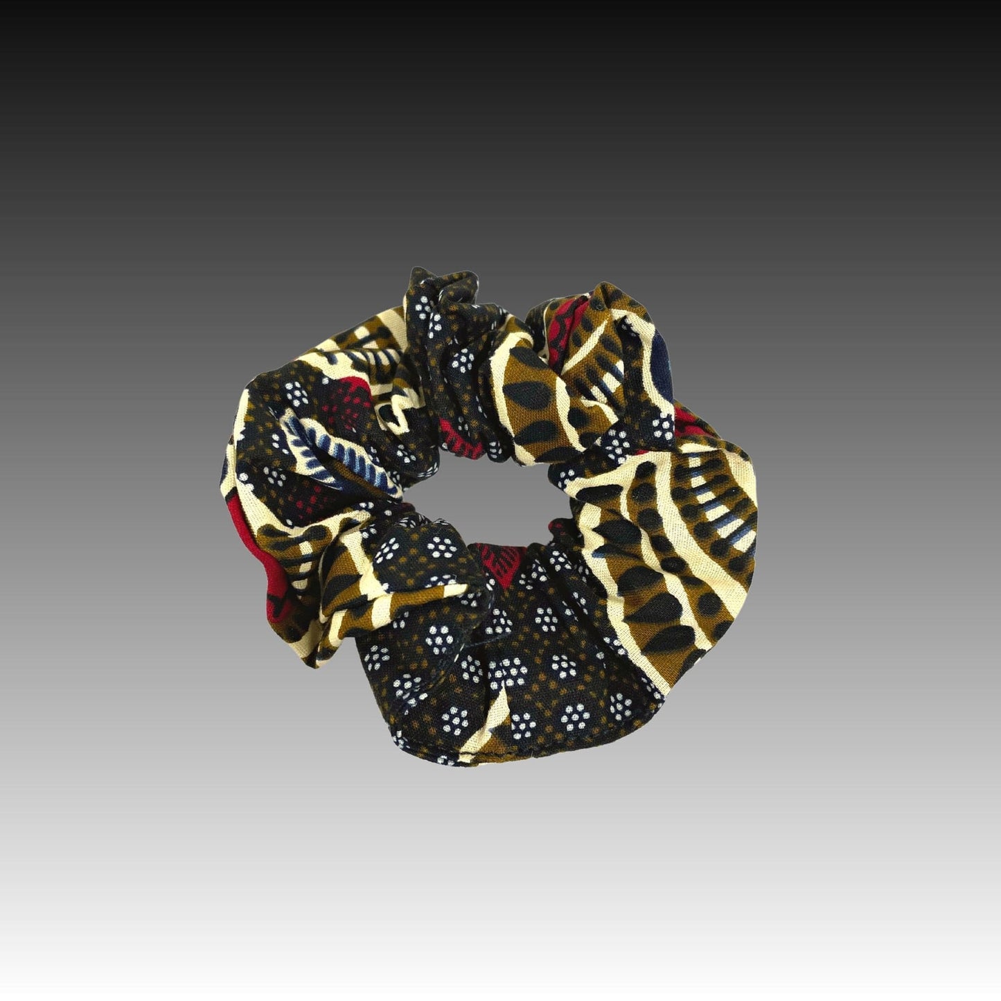 african print scrunchie